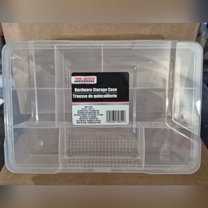 Clear small Tools, Washers, Screws, Nuts, Botls Storage Case